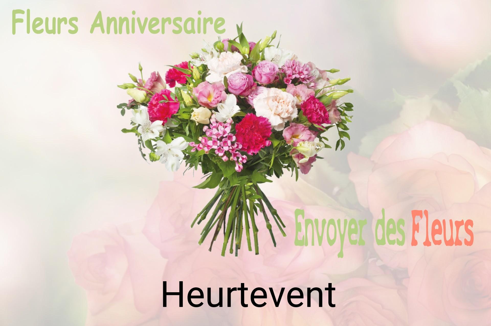 Bouquet de fleurs d’anniversaire livré à Heurtevent